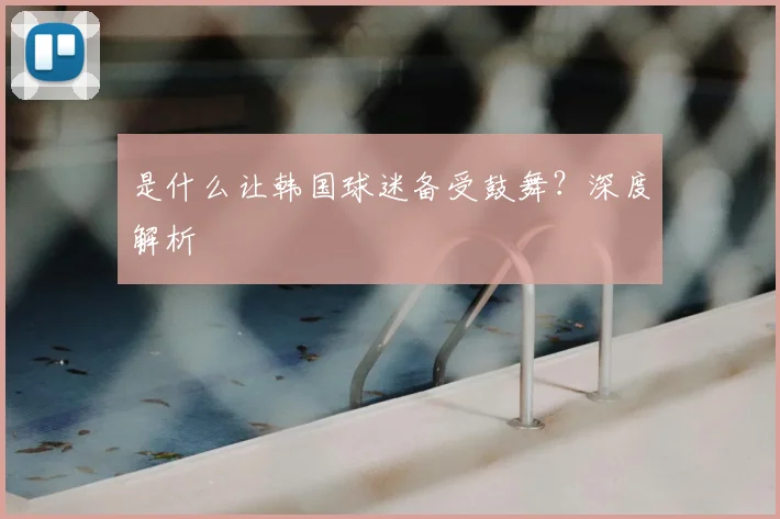 是什么让韩国球迷备受鼓舞?深度解析